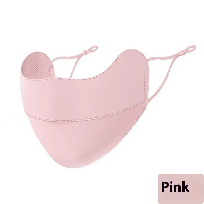 UPF500 Ice Silk Sunscreen Face Mask with 3 D Neck Protection UPF500 Ice Silk Sunscreen Face Mask with 3 D Neck Protection