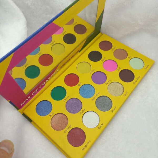 18 Yellow Eyeshadow Palette for Bold Eye Looks, 18 Shades 18 Yellow Eyeshadow Palette for Bold Eye Looks, 18 Shades