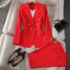 Tailored Women’s Polyester Formal Suit Set for Events