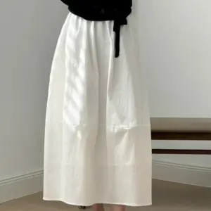 Slimming Tutu Mid-Length Skirt for Hip Coverage
