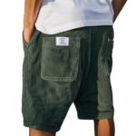 74a2eccf-05ac-4cdf-9a5c-1c2c72a58b38-1.jpg Multi-Pocket Embroidered Men’s Corduroy Shorts - Straight Fit