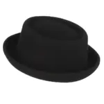 Retro Wool Top Hat for Warmth, One Size Fits All