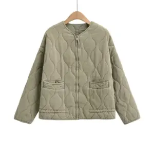 Women's Fashionable Casual Loose Cotton Padded Jacket
