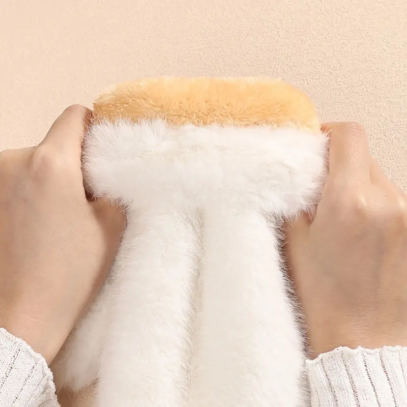 Plush Winter Warmth Fleece-lined Thickened Outdoor Cold-proof Windproof