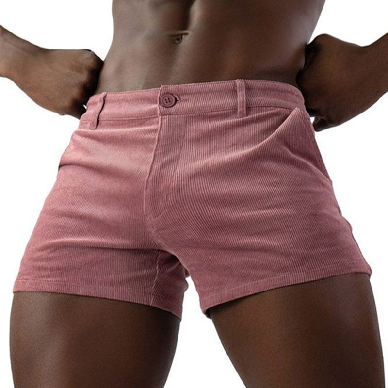 Quick-Dry Mid-Rise Men’s Polyester Beach Shorts (Navy)