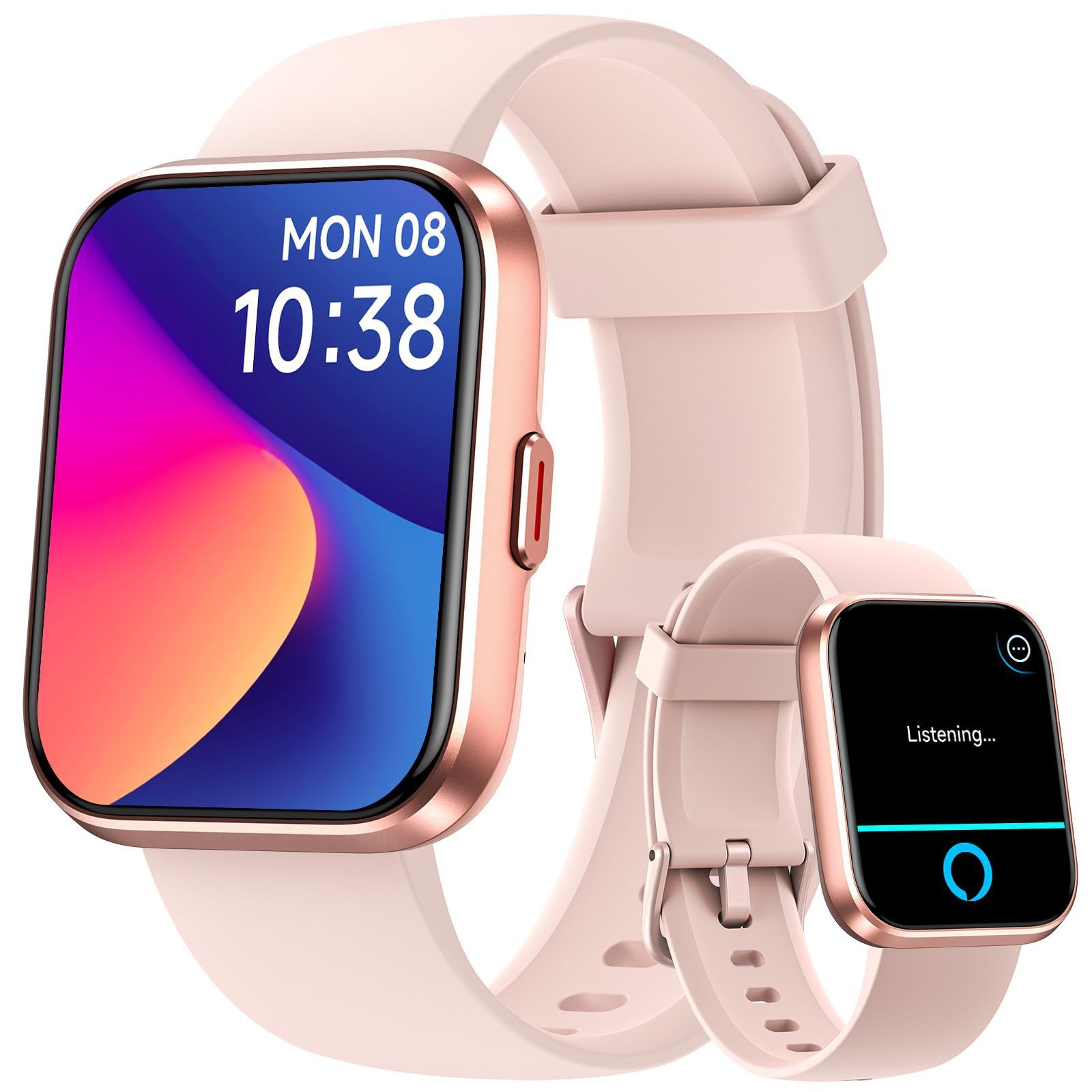 Bluetooth Calling Smart Sports Watch with Heart Rate & BP