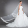 Simple lace Korean bride veil Simple lace Korean bride veil