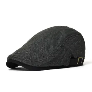 Warm Fleece-Lined Men’s Beret for Fall & Winter, Windproof