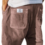78e34ffd-f0be-4622-8c0f-8633c567a0f9-1.jpg Multi-Pocket Embroidered Men’s Corduroy Shorts - Straight Fit