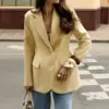 High-end Tailored Slim-fit Blazer Designed Specifically For The Office