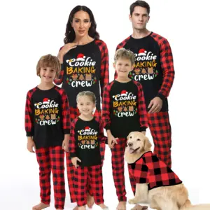 Christmas Parent-child Homewear Clothes Pajamas Suit M1