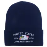 Marine Corps Pride Knitted Hat with Embroidered Eagle