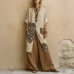 7b8e89c6-21b2-4566-bfd1-c3c1697ca2ac.webp Houndstooth Embroidered Wide-Leg Pants 2-Piece Set for Women
