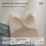 Lightweight Padded Lace Camisole for Slim Layering Fit
