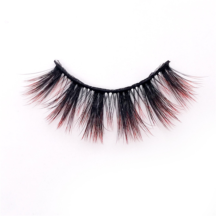 Gradient Color 6 D Mink Effect False Eyelashes, Black Stem Gradient Color 6 D Mink Effect False Eyelashes, Black Stem