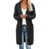 Cozy Long Cable Knit Cardigan for Women, Loose Fit