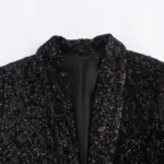 Women's Beads Decoration Slim Fit Blazer