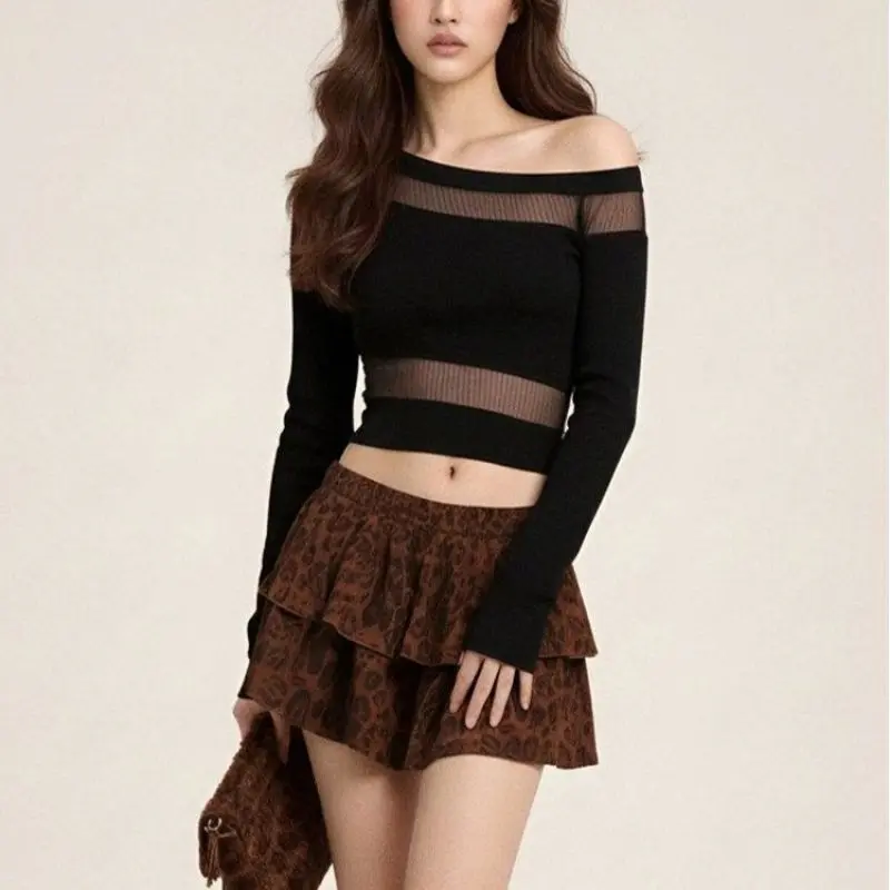 Hollow Out Minimalist Fitted Off Shoulder Top Hollow Out Minimalist Fitted Off Shoulder Top