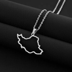 Waterproof 304 Stainless Steel Geometric Necklace with Gold Tone