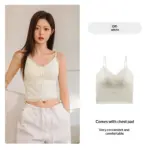 Lightweight Padded Lace Camisole for Slim Layering Fit