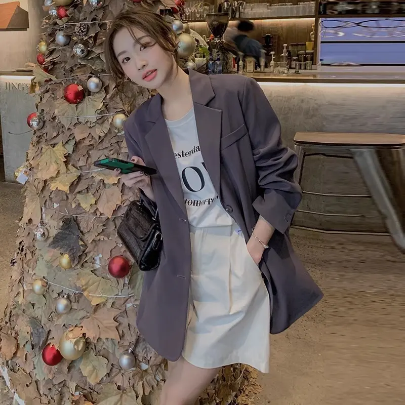 Elevated Commuter Style Blazer for Women with Puff Sleeves