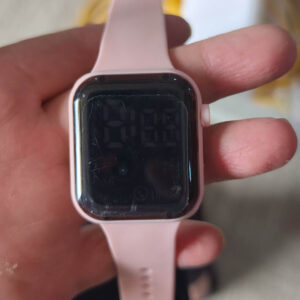 Lightweight Pink Women’s Electronic Watch for Everyday Wear