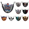 Digital Printed Skull Face Double-Layer Dust Mask for Adults