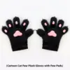Non-Slip Cat Paw Gloves Plush for Cat Palm Props - Winter