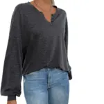Casual All-Match Loose Long-Sleeve Top For Women
