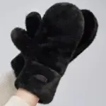 Plush Winter Warmth Fleece-lined Thickened Outdoor Cold-proof Windproof