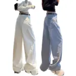 8392bd08-72db-4647-9992-2134eed6ba14.webp Springautumn New Style White Straight-leg Jeans For Plus-size Women