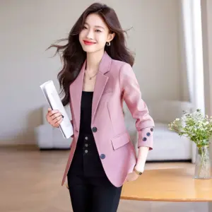Women's Long Sleeve Professional Suit Formal Wear