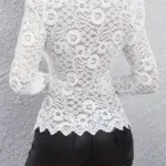 Western-Style Blouse for Women, Wear Inside Slim Fit