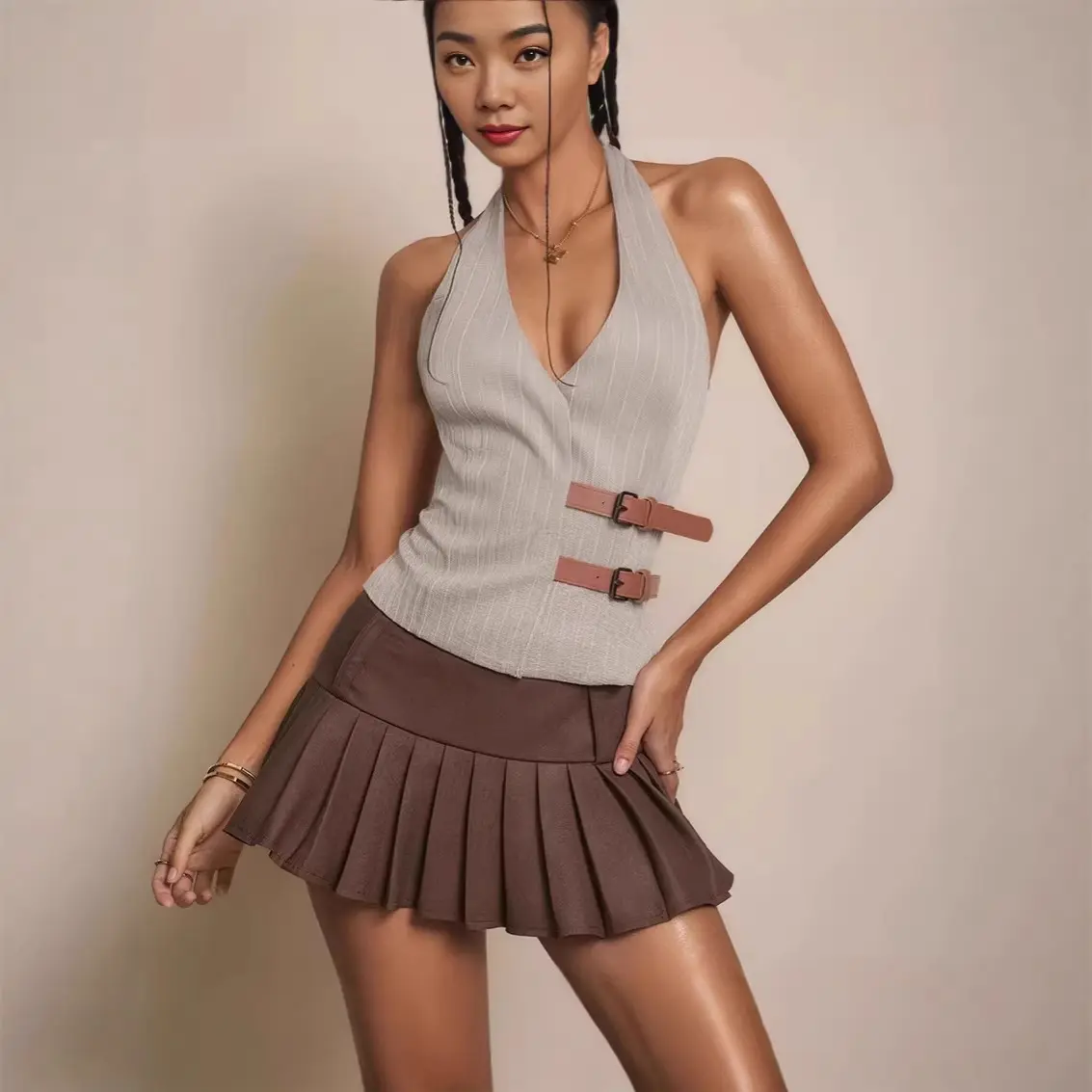 Stylish Minimalist Slim Fit Vest For Women