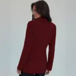 869ec31d-bca4-4382-808f-eeb88ae56c71.webp Womens V-Neck Slim-Fit Blazer for Elegant Workwear