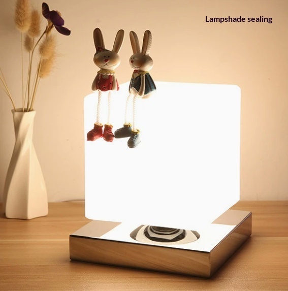Cylinder Glass LED Desk Lamp, 5 W Button Switch Cylinder Glass LED Desk Lamp, 5 W Button Switch