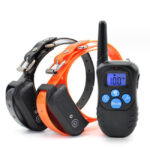 300 m Range Waterproof Remote Dog Training Collar System