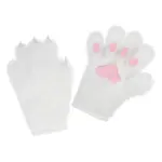 Non-Slip Cat Paw Gloves Plush for Cat Palm Props - Winter