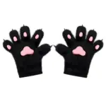 Non-Slip Cat Paw Gloves Plush for Cat Palm Props - Winter