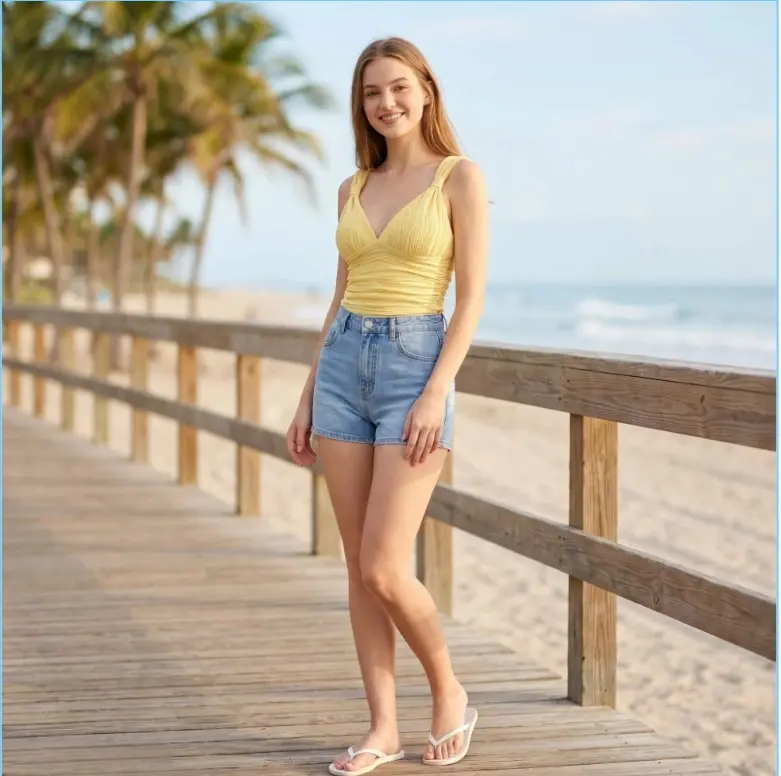 Twisted Knit Texture Cami Top for Summer Going Out & Dating