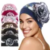 Hair-Protecting Chemo & Postpartum Headscarf Hat, Side Floral Hair-Protecting Chemo & Postpartum Headscarf Hat, Side Floral