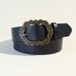 Boho Decorative Women’s Belt with Petal Buckle, 105 cm