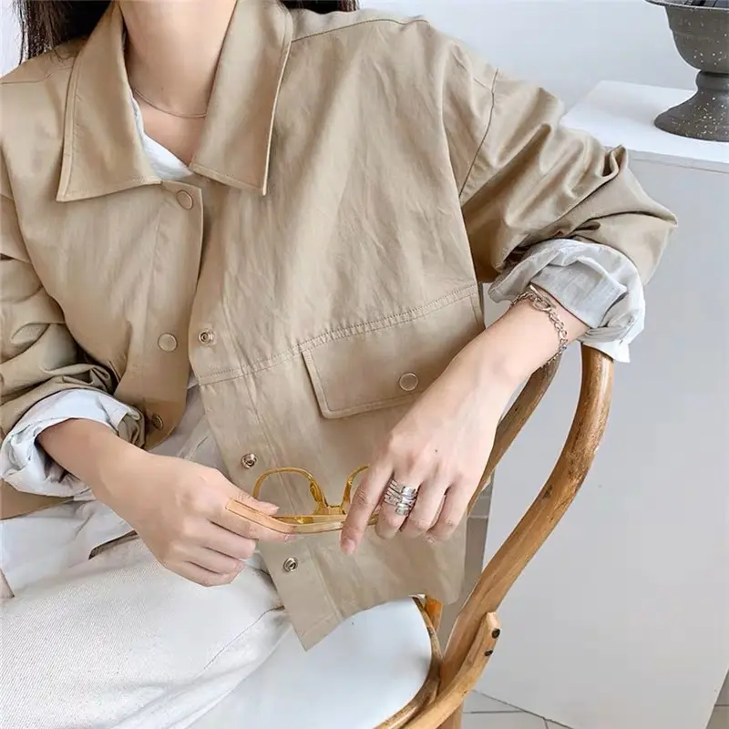 Niche Hong Kong-style Retro Chic Casual Workwear Jacket