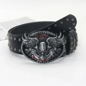 Punk-style Rivet All-match Trendy Leather Belt For Edgy Girls