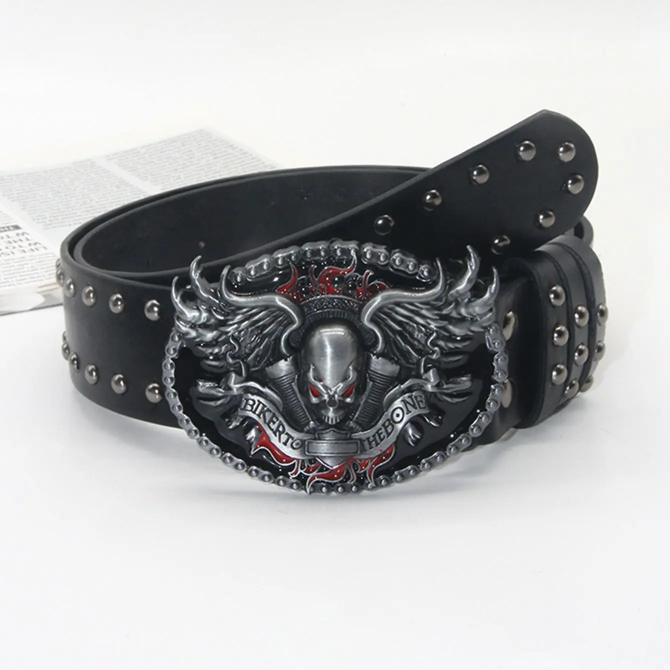 Punk-style Rivet All-match Trendy Leather Belt For Edgy Girls