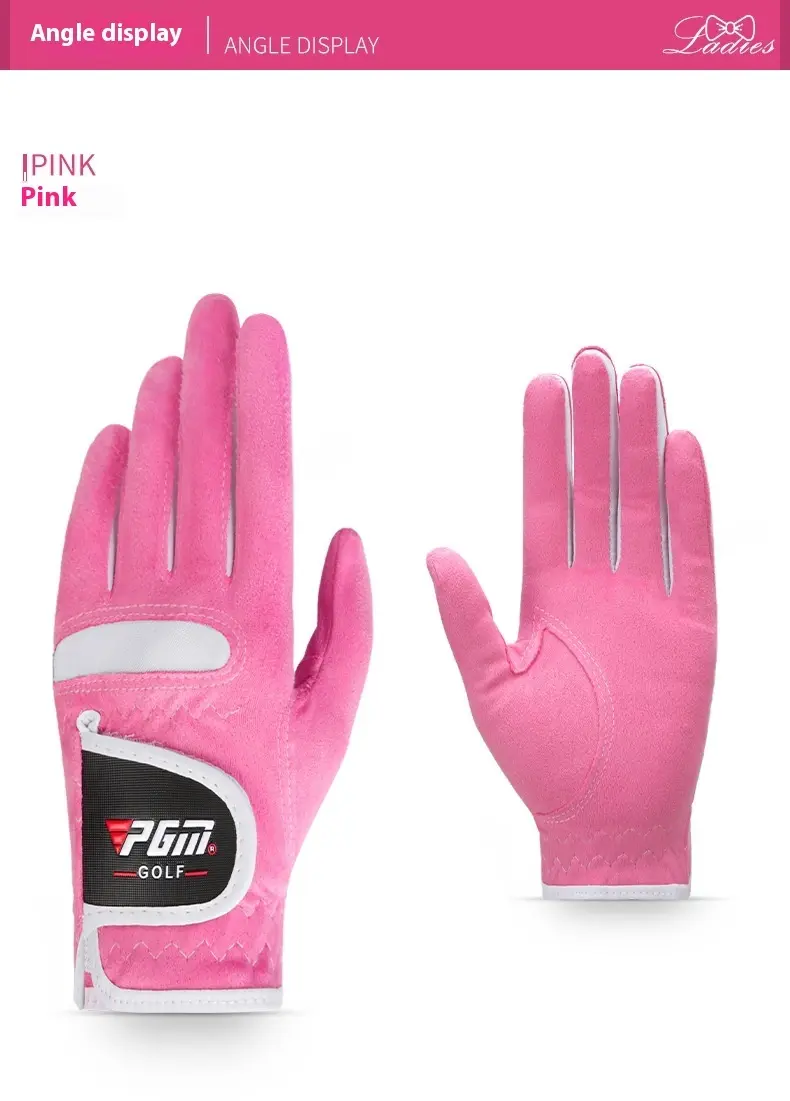 Women’s Microfiber Golf Gloves with Secure Grip Fit