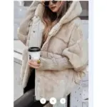 Warm Patchwork Cotton Padded Jacket for Women - Loose Fit