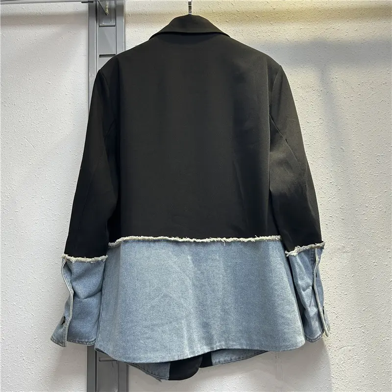 New Stylish Asymmetric Chic Contrast-color Trendy Top New Stylish Asymmetric Chic Contrast-color Trendy Top