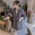 Elevated Commuter Style Blazer for Women with Puff Sleeves