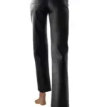 90f84791-c2e7-4b42-8557-cfd69b38cfcb.webp Women's High Waist Straight PU Trousers